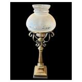 Vintage brass sinumbra lamp