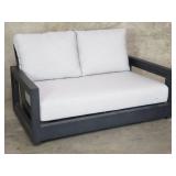 Restoration Hardware aluminum sofa