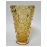 Mid-century  Empoli hand blown art glass vase