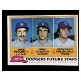 1981 Topps Fernando Valenzuela rookie card