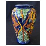 Vintage Mexican-style ceramic vase