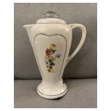 VTG porcelain electric coffee percolator
