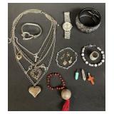Group of costume jewelry