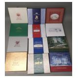 12 White House Annual Christmas ornaments in box