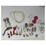 Group of costume jewelry