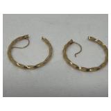 Pair of 14k earrings