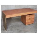 Rove Concepts walnut veneer arlo desk