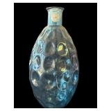 Vintage blue Spanish glass vase