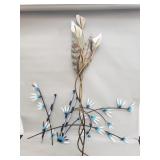Pair of metal wall decorations