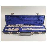 Vintage Vibrator silver plate flute with case