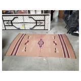 Vintage handmade Navajo rug