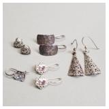 Sterling silver earrings