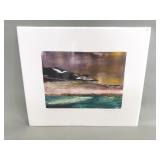 Signed Perazzini "As Dusk Descends" mixed media