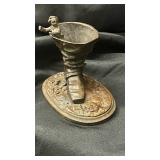 19th century bronze match holder