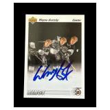 Wayne Gretzky signed Upper Deck hockey card