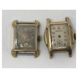 Pair of vintage Bulova wristwatches