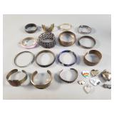 Vintage costume jewelry pendants, and brooches