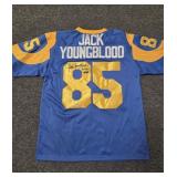 Jack Youngblood Signed Authenticated PSA NFL LA
