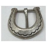 Sterling silver belt buckle