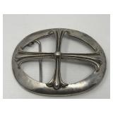 Vintage silver belt buckle