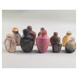 10 Asian snuff bottles