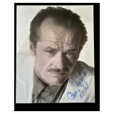 Jack Nicholson signed photo