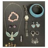 Group of costume jewelry