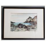 Signed Seery mixed media