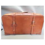 Vintage leather suitcase