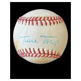 Willie Mays signed baseball