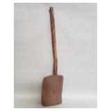 Antique decorative wood shovel