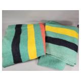 Pair of vintage Orrlaskan 100% wool blankets