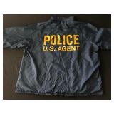 Vintage Police U.S. Agent windbreaker