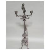 19th century figural Neo-Cassical silver plate