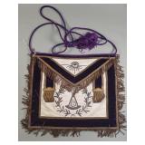 Vintage Masonic Grand Master apron