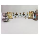 Brass Torah scroll Case chanukah dreidel Music