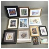 Group of prints and lithograph, some signed box