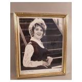 Signed Fannie Flagg photo print
