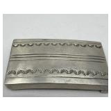 Vintage silver belt buckle