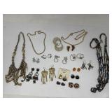 Group of costume jewelry