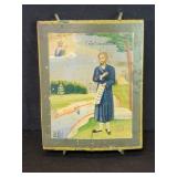 18th century Russian Icon painting tempera on