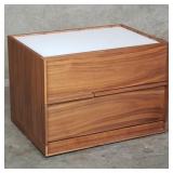 Rove Concepts walnut veneer hunter nightstand