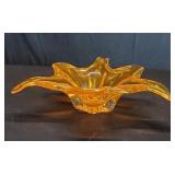 Mid-century hand-blown art glass bowl