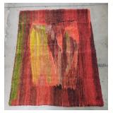 Vintage signed Zofia Butrymowicz "Flower" tapestry