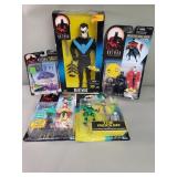 Group of DC Batman active figurines
