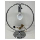 Chase Art Deco chrome metal table lamp