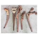 Hand saws and Lebus chains