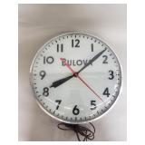 Vintage Bulova lighted advertising clock