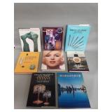 Group of coffee table books