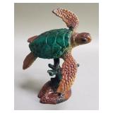 Signed bronze sea turtle sculpture "honu spirits"